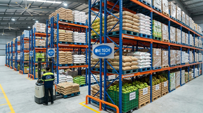 Kệ pallet An Giang cho kho nông sản Kệ pallet An Giang dùng trong kho nông sản và hàng đóng pallet
