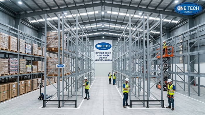 Lắp đặt kệ pallet An Giang Lắp đặt kệ pallet An Giang tại kho hàng thực tế