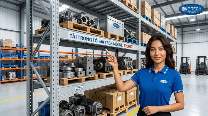 Kiểm tra an toàn tải trọng kệ kho thông minh An Giang