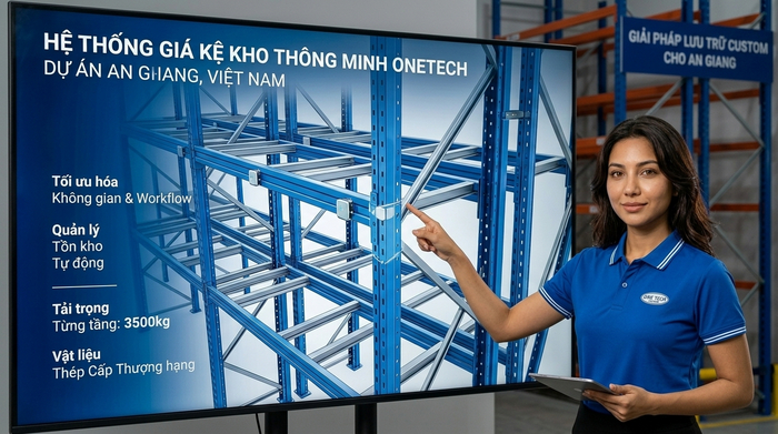 Báo giá kệ kho thông minh An Giang theo thiết kế thực tế