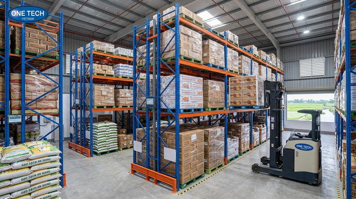 Kho hàng vùng sông nước An Giang cần kệ Double Deep chống ẩm và tối ưu diện tích