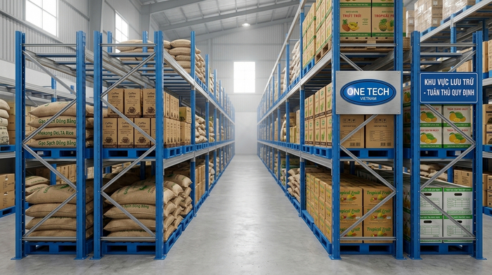 Kệ Narrow Aisle chống ẩm cho kho hàng khu vực miền Tây