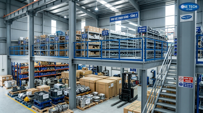 Kệ sàn mezzanine tối ưu không gian kho An Giang