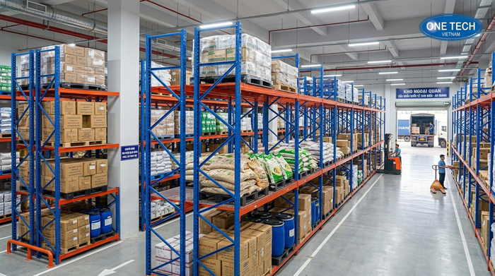 Kệ selective cho kho ngoại quan An Giang Ứng dụng kệ selective cho kho ngoại quan