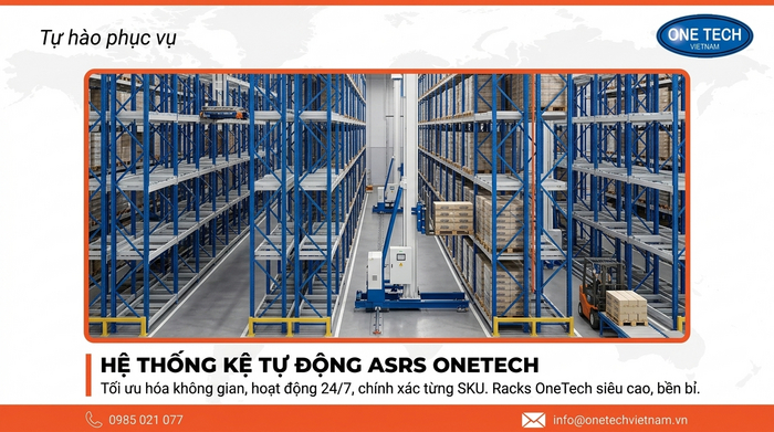 Nguyên lý vận hành Stacker-Crane trong hệ thống kho tự động ASRS