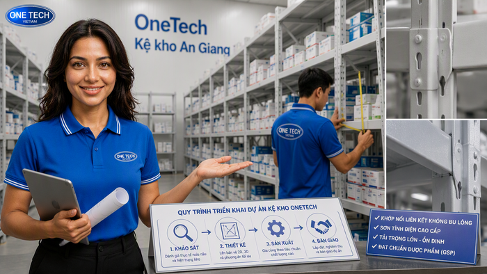 Quy trình lắp đặt kệ kho dược phẩm An Giang Quy trình triển khai kệ kho dược phẩm An Giang từ khảo sát đến bàn giao