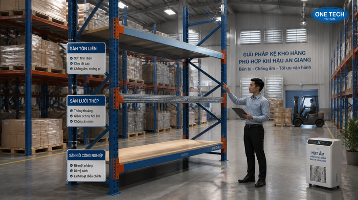 Tiêu chí chọn kệ kho logistics An Giang Các tiêu chí chọn kệ kho logistics phù hợp khí hậu An Giang